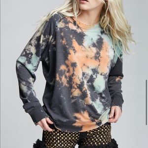 Multi Tie Dye Sweatshirt Lightweight- NWOT